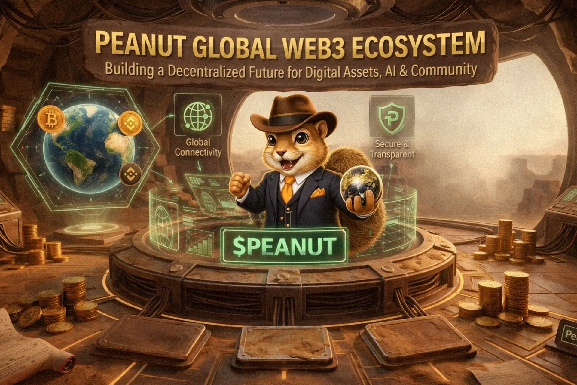 Peanut ecosystem hero background