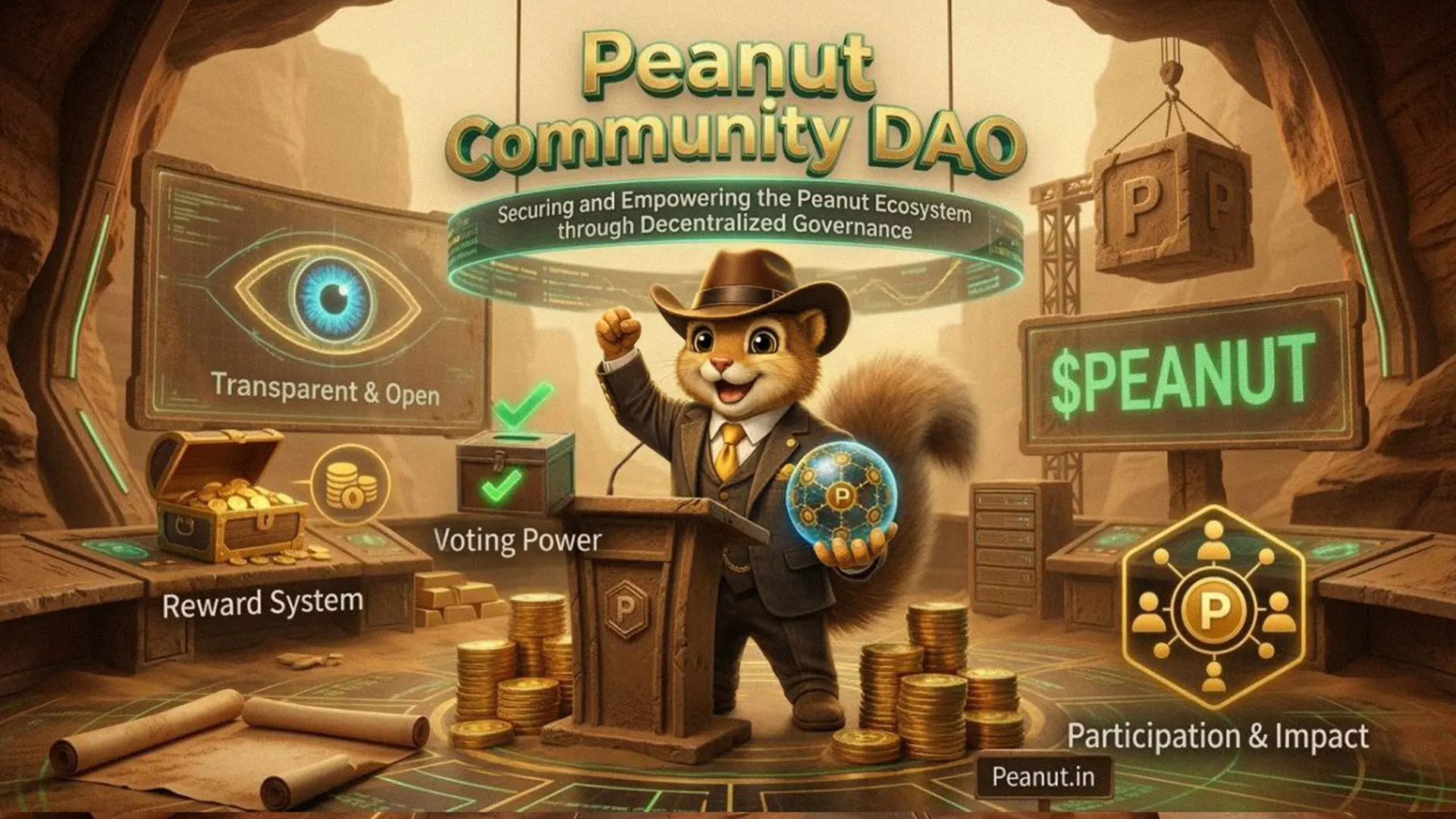 Peanut DAO governance background